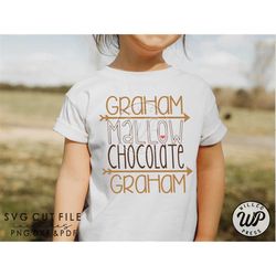 smores svg, camping svg, png, dxf, smores ingredients, shirt, svg files for cricut, clipart