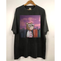 vintage kanye west graduation bear tee