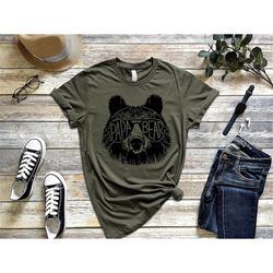 Papa Bear Sunglass, Papa Bear Shirt, Dad Shirt, Father's Day t-shirt, husband present, family shirt matching shirts, Fat
