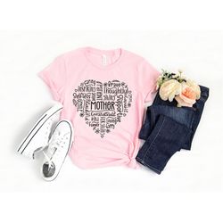 Mother Heart Shirt, Mothers Day Shirt, Gift For Mom, Mom Shirt, Mama Shirt, Mom Life Shirt, Heart Shirt, Gift For Her, M