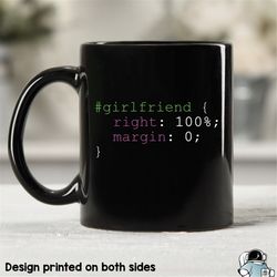 computer science coding girlfriend coffee mug funny developer or programming gift
