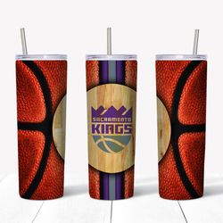sacramento kings 20oz skinny tumbler template png, sacramento kings logo tumbler wrap png, nba sports tumbler png