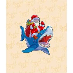 santa riding shark christmas santa svg png christmas shark clipart santa xmas winter season santa riding a shark lover