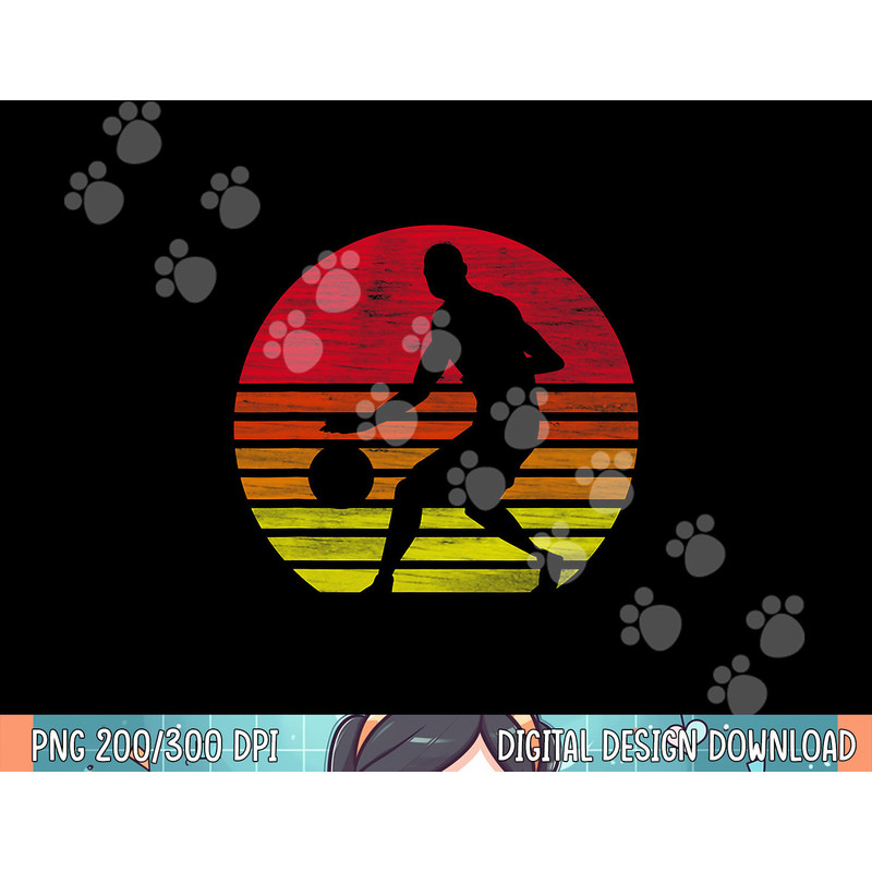 Retro Basketball Player Silhouette png, sublimation.jpg