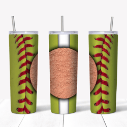 rub some dirt on it design png, softball 20oz skinny tumbler, sport tumbler png, softball full tumbler wrap, softball