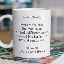 rat gifts for women, rat mug, rat gifts, rat mom, rat mom gift, rat mom gift mug for rat owners