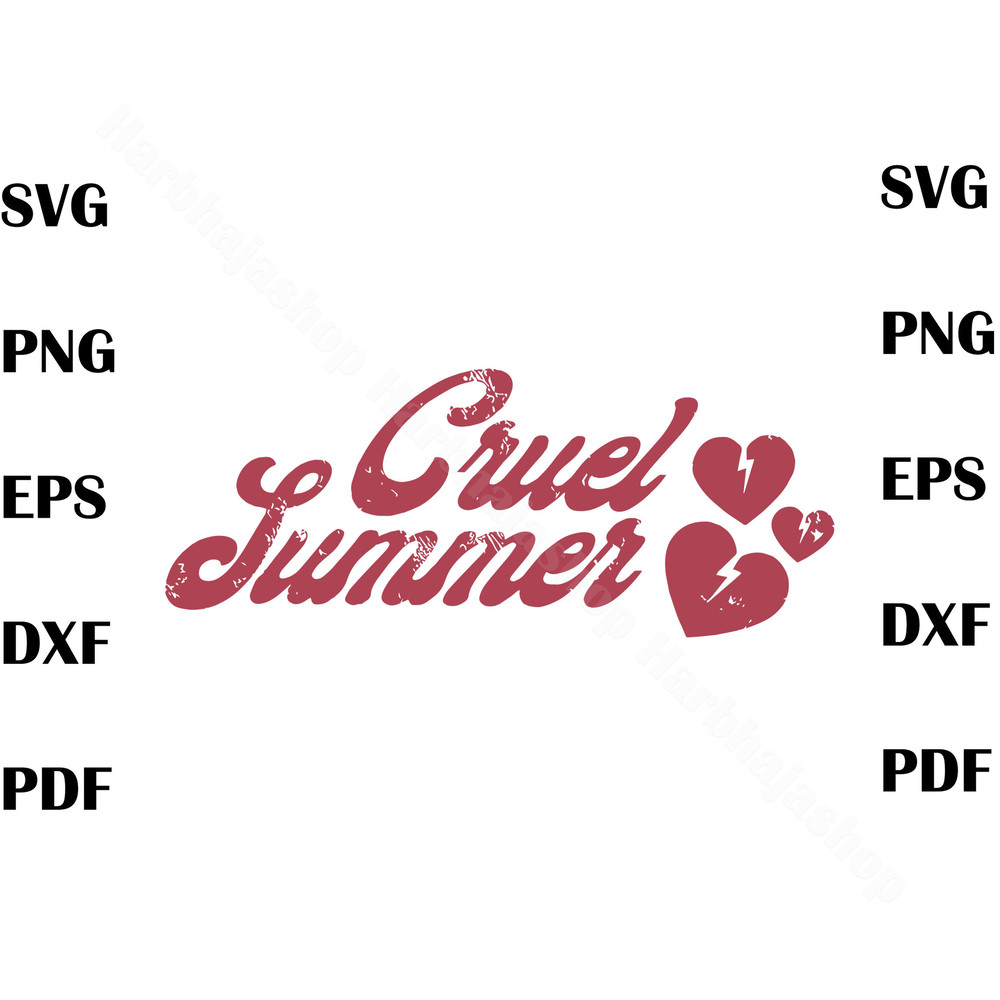 Cruel Summer Swiftie SVG Lover Album SVG Digital Cricut File, lover album svg, swiftie svg, taylor swift svg, the eras tour svg - 1.jpg