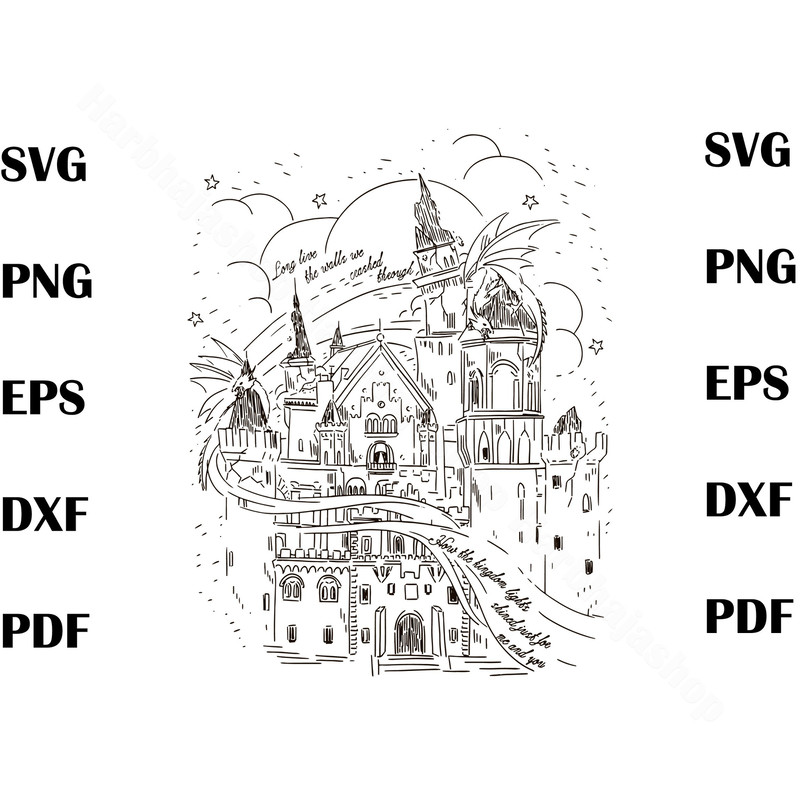 How The Kingdom Lights Shined SVG Cutting Digital File, long live svg, taylor swift fans svg, taylor swift svg - 1.jpg