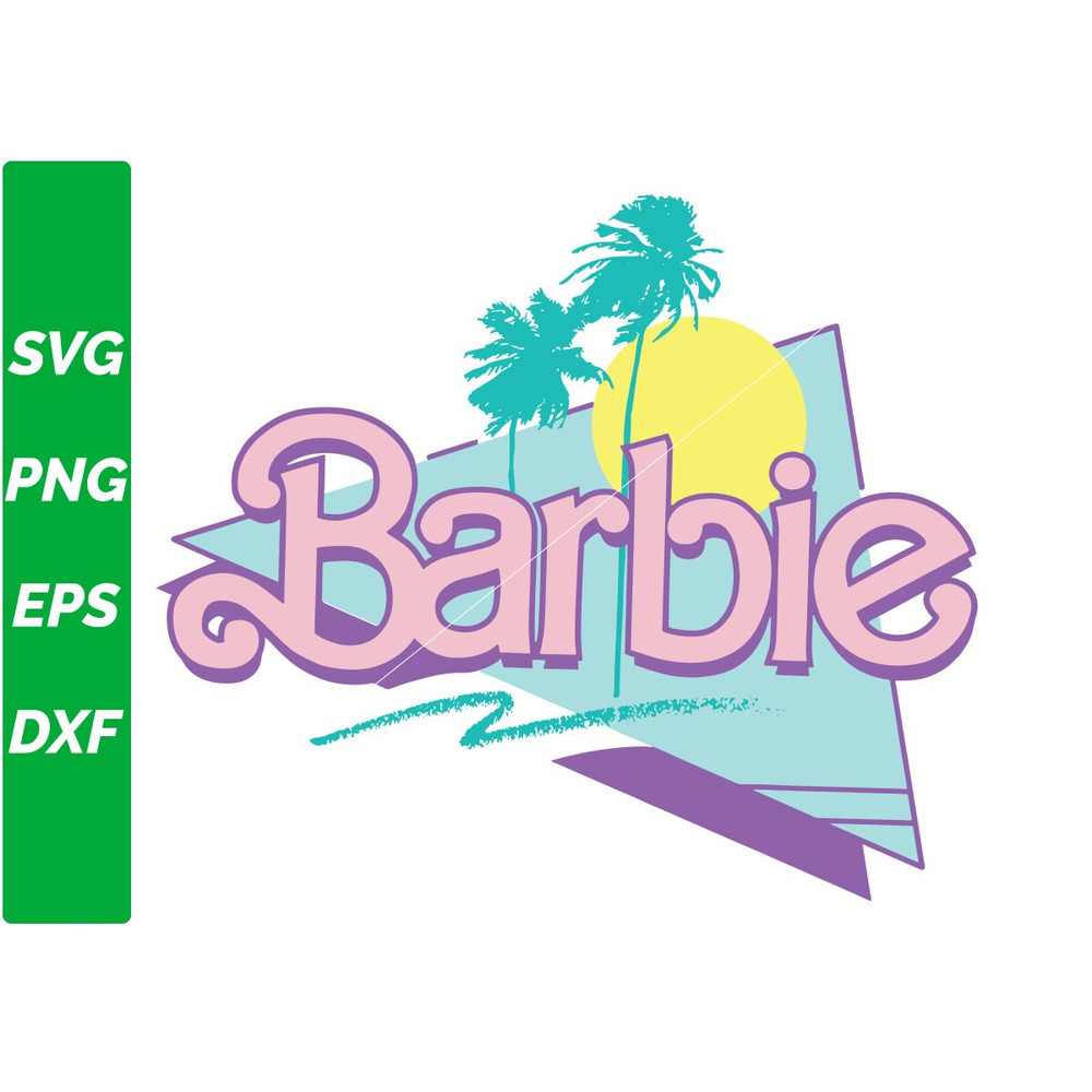 Retro Babie Summer 2023 SVG, Babie Movie SVG, SVG Digital File - 1.jpg