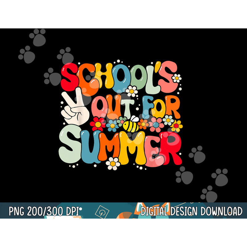 Retro Groovy School s Out For Summer Graduation Teacher Kids  png, sublimation copy.jpg