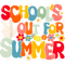 Retro Groovy School s Out For Summer Graduation Teacher Kids png, sublimation.png