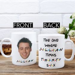 custom 36th birthday gift, friends 36th birthday mug, 36th birthday gift for men and women, 36 year old men gift