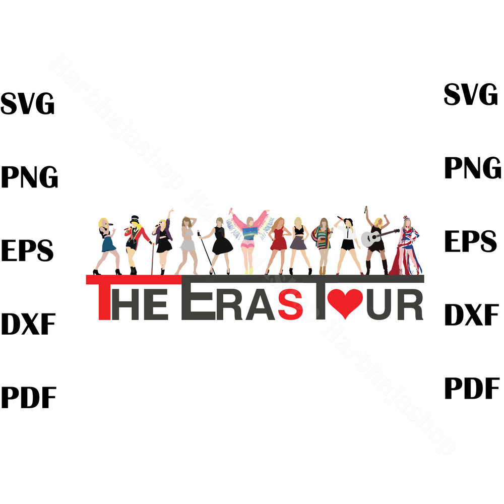 Taylor Swift The Eras Tour Concert SVG Graphic Designs Files, swiftie svg, taylor swift concert svg, taylor swift fans svg - 1.jpg