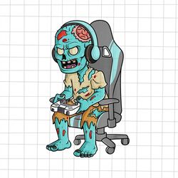 zombie scary gaming halloween png, gamer zombie scary halloween png, gaming halloween png, gamer halloween png, kids boy