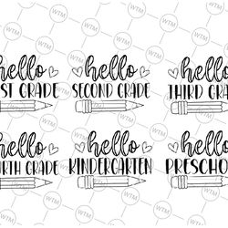 grade teacher svg, kindergarten teacher , first grade 2nd grade teacher svg, first day of school svg, back to school png