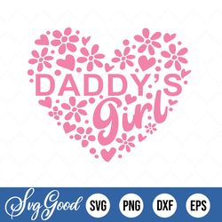 daddy's girl svg, father's day svg, printable png, instant download