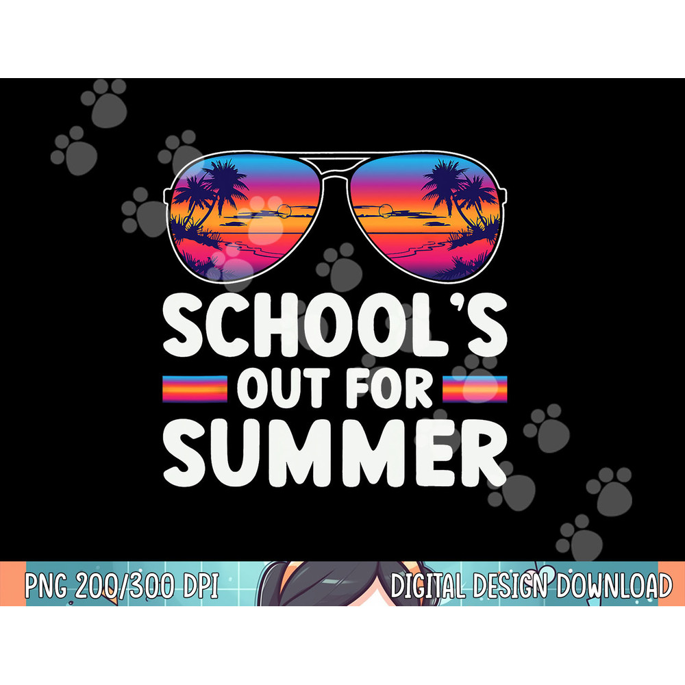 Retro Last Day of School Schools Out for Summer Teacher png, sublimation.jpg