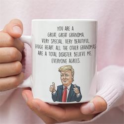 grandma gift - gift for grandma - grandma mug - funny trump mug for grandma - grandma coffee mug - funny grandma gifts