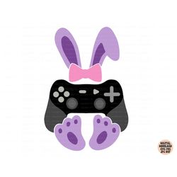 Easter Gamer Svg, Png Jpg Dxf, Game Controller, Easter Video Game, Gaming, Kids Easter, Happy Easter, Silhouette, Cricut
