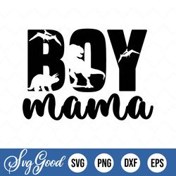 boy mom svg png, boy mama dinosaur svg files for cricut & silhouette, png