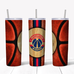 washington wizards 20oz skinny tumbler template png, washington wizards logo tumbler wrap png, nba basketball tumbler
