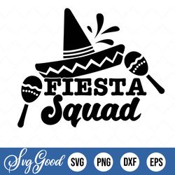 fiesta squad svg, cinco de mayo mexican, printable png, instant download