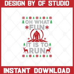 oh what fun it is to run svg, jingle bells svg, christmas man svg, xmas equestrian svg
