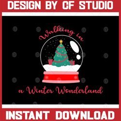 walking in a winter wonderland svg with alternate design | dxf | christmas svg | christmas svg svg | holiday | winter |