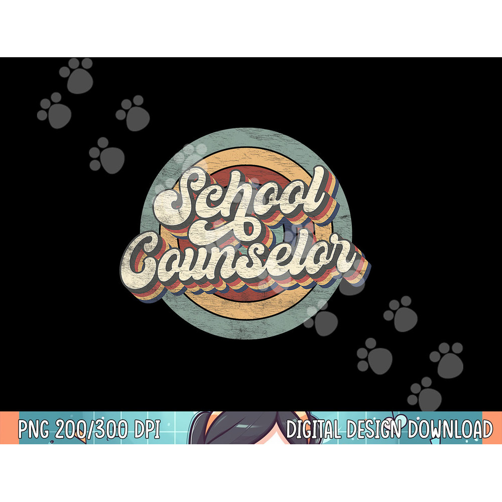 Retro School Counselor Back To School Teacher Squad Crew png, sublimation.jpg