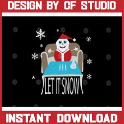 let it snow svg - let it snow- santa svg - christmas svg