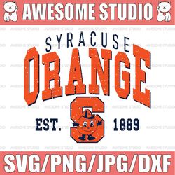 Vintage 90's Syracuse Orange Svg, Syracuse Svg, Vintage Style University Of Syracuse Svg, Png Svg dxf NCAA Svg, NCAA Spo