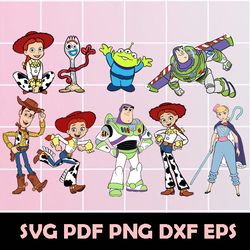 Toy Story Clipart, Toy Story Digital Clipart, Toy Story Svg, Toy Story Png, Toy Story Eps, Toy Story Dxf, Toy Story Pdf