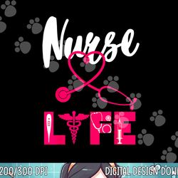 rn lvn cna nurse life medical cool nursing graduate gift png, sublimation copy