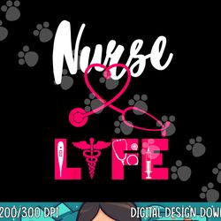 rn lvn cna nurse life medical cool nursing graduate gift png, sublimation copy