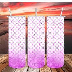 louis vuitton pink glitter 20oz designs tumbler png, louis vuitton sublimation, tumbler wrap png, lv tumbler png, lv png