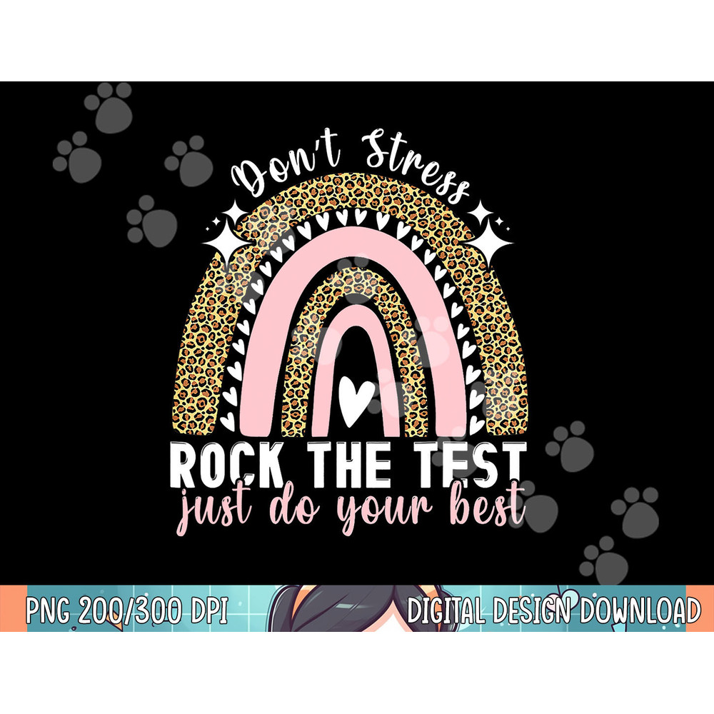 rock test test day teacher testing day rainbow leopard .jpg