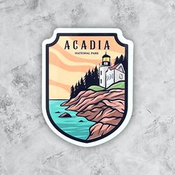 acadia national park sticker