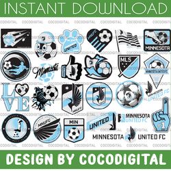 25 files mls logo minnesota united fc, minnesota united fc svg, vector minnesota united fc, clipart minnesota united fc,
