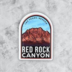red rock canyon sticker
