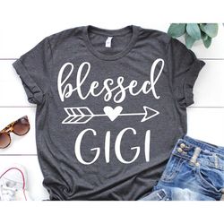 blessed gigi svg, blessed grandma svg, nana shirt, grandmother svg, mimi svg, granny svg, mothers day svg cut files for