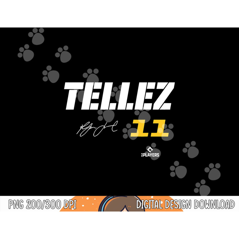 Rowdy Tellez MLBPA Milwaukee Baseball First Baseman png, sublimation.jpg