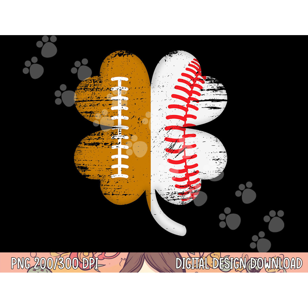 Football Baseball Lover Shamrock St Patricks Day Boys png, sublimation copy.jpg