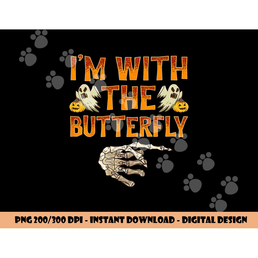 I m With The Butterfly Shirt Costume Funny Halloween Couple png,sublimation copy.jpg