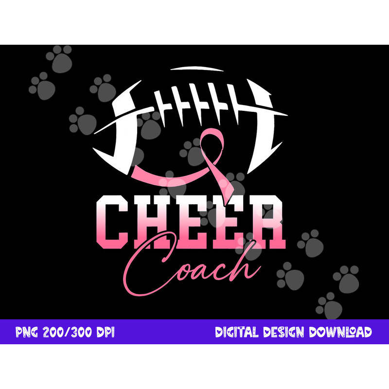 Football Cheer Coach Pink Ribbon Breast Cancer Awareness png, sublimation copy.jpg