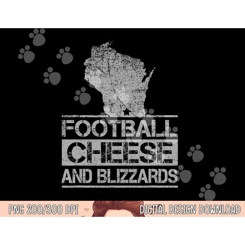 Football Cheese & Blizzards Funny WI State Cheese Head png, sublimation copy.jpg
