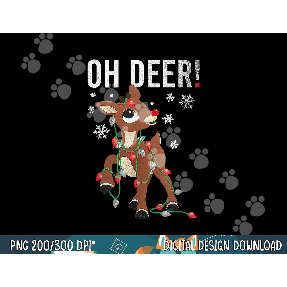 Rudolph The Red Nosed Reindeer Christmas Special Oh Deer  png,sublimation copy.jpg