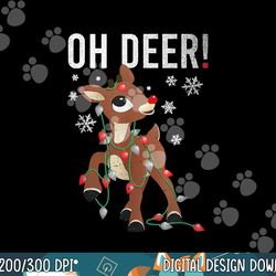 Rudolph The Red Nosed Reindeer Christmas Special Oh Deer  png, sublimation