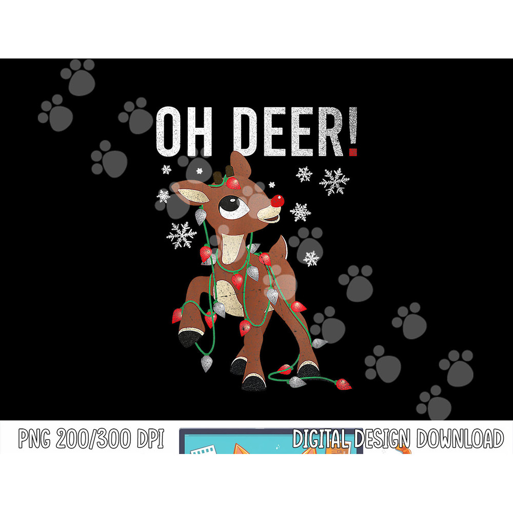 Rudolph The Red Nosed Reindeer Christmas Special Oh Deer png, sublimation copy.jpg