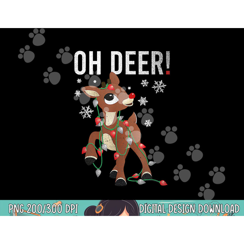 Rudolph The Red Nosed Reindeer Christmas Special Oh Deer png, sublimation.jpg