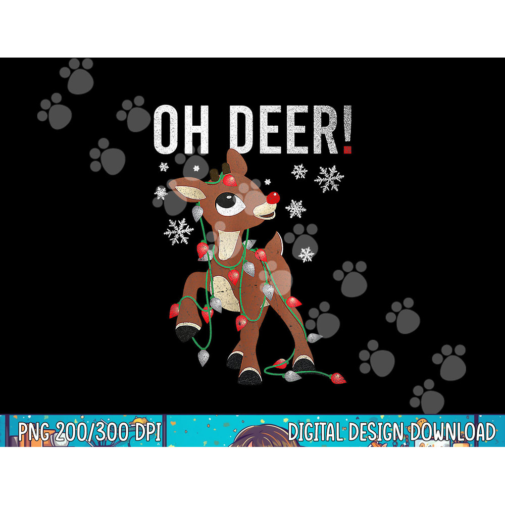 Rudolph The Red Nosed Reindeer Christmas Special Oh Deer png, sublimation.jpg